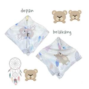 VOAL PRINTING INSTANT ANAK MOTIF BEAR DREAM CATHER