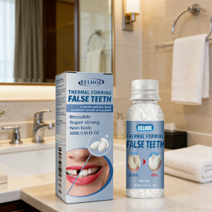 EELHOE | EELHOE Thermal Forming False Teeth Cosplay Cosmetic Temporary Tooth Repair Gap Filling Material Safety Denture Adhesive Beads