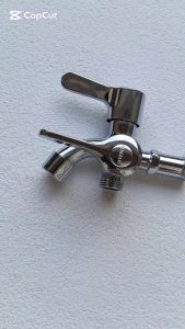 [ FERRUM ] Kran Cabang Keran Air Double Keran Shower Anti Karat 0172