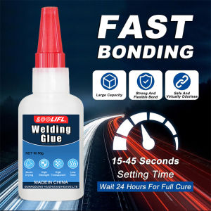 LOOLIFL Super Glue 50g transparent used for DIY production of plastic metal wood shoes rhinestones glass and handicrafts