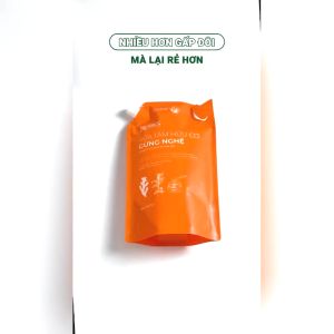 Sữa Tắm Thảo Dược Hữu Cơ Gừng Nghệ Cỏ Cây Hoa Lá 1000gr Làm Sạch Sâu Ngăn Ngừa Mụn Trên Da