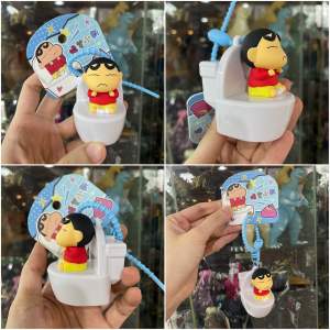 พวงกุญแจ มีเสียง ชินจัง Crayon Shin-chan Sound Toilet Keychain Series by Futabasha
