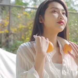 Quạt Mini 3 Tốc Độ WIND 3D- Quạt Đeo Cổ USB Mini Tích Điện Không Cánh Tiện Lợi Thời Trang Không Cuốn Tóc Loại Tốt