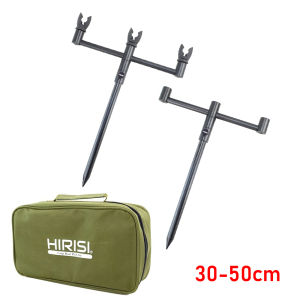 Carp Fishing Rod Pod Set Buzz Bar and Bank Sticks With 3 Rod Rest Head in Portable Tackle Bag