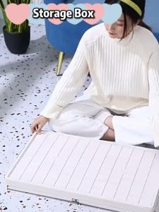 BIG BAG L48-68cm (1-5 Layers) Large Multipurpose Box Storage Cabinet Foldable Stackable Storage Box Almari Baju Kukuh