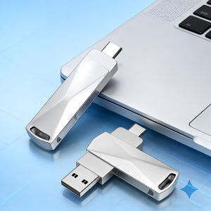 USB Flash Drive 128GB Pen Drive 64GB Metal Mini USB 2.0 Flash Disk 32GB 16GB Memory Pendrive External Storage Stick For PC OTG