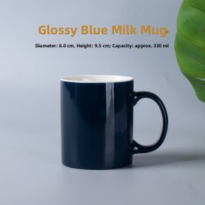 Creative Ceramic Mugs Nordic Pure Color Home Use Advertising Logo Engraving High Temperature Resistant Water Cups for Adults