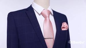 Pink Plaid Paisley Striped Solid Business Wedding Ties for Men Groom Accessories 8cm Necktie Set Handkerchief Cufflinks Gift