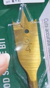 MERWIN Combination Shank Wood Spade Bit / Steel Craft Spade Bit For Wood / Drill Bit Mata Tebuk Kayu