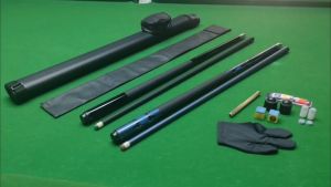 13MM Big Head Carbon Fiber 1/2 Split Carbon Billiards Pool Cue for American 9-Ball with Freebies