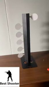 Automatic Reset Rotating G-un Rifle Shooting Metal Targets for Outdoor Hunting Shooting Practice/Playing Rotating-Shooting-Target