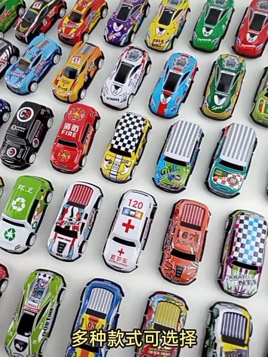 32Pcs Kid Mini Toy Alloy Racing Cars Set Kids Pull Back Car Iron Metal Cars Vehicles Toy for Boys Christmas Birthday Gifts