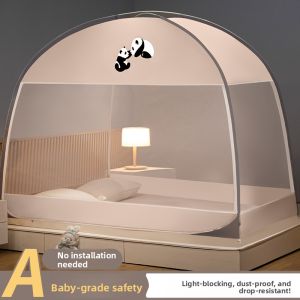 KAMONI | Anti-fall Dust-proof Foldable Mosquito Net for Bedroom Child Bed Mongolian Style
