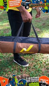 TENDA CAMPING BORNEO 4 KAPASITAS 4-5 ORANG DOUBLE LAYER TENDA CAMPING KELUARGA PIKNIK HIKING