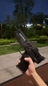 Leiao UT【🔥READY STOCK 🔥】Mainan Electric Water Gun Toys Summer Outdoor Beach Pool Garden Fight Games Lampu Sensor Otomatis Water Gun Mainan Hadiah Senapan Air Otomatis untuk Anak-Anak