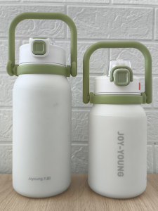 Túi Đựng Bình Giữ Nhiệt Dung Tích Lớn Bằng Silicon Chống Rơi Chống Mài Mòn Cho Bình Giữ Nhiệt 0.8L/1L/1.3L Nine Yang