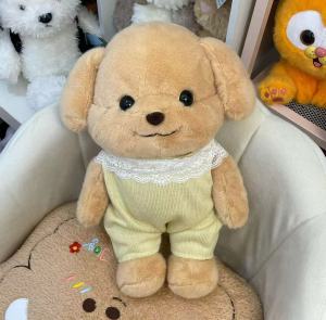 Gối Búp Bê Chó Cưng Nhồi Bông Hình Chú Chó Ngủ Gối Búp Bê Cho Bé Gái Trẻ Tuổi Chơi Đồ Chơi Nhồi Bông Dễ Thương Quà Tặng Cho Bé Gái