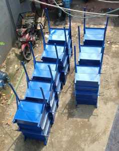 Gerobak besi dorong serbaguna ukuran Jumbo khusus JABODETABEK