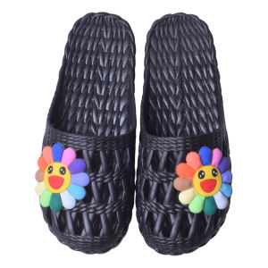 รองเท้าแตะผู้หญิงแบบสวมหัว รองเท้าแตะพยาบาล ทรงส้นแบน วัสดุยาง พื้นรองเท้าพลาสติก รองเท้าแตะแบบสวมสบายสำหรับใส่ในบ้าน