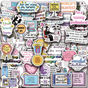 50-100PCS Cartoon Cute Snarky Meme Cartoon Stickers DIY Decoration Computer Stationery Notebook Stickers