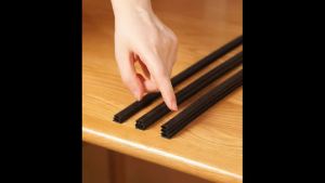 6.5m Self Adhesive Multiple Layers Door Seal Strip High Resilience EPDM Foam Soundproof Windproof Weather Stripping for Gap