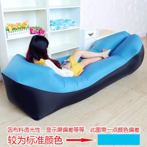 Internet-famous Outdoor Lazy Inflatable Sofa Bag Air Cushion Bed Air Portable Single Folding Camping Fast Inflatable Chair