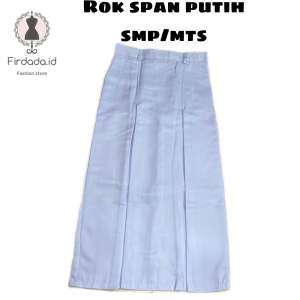 Rok span putih smp atau mts bahan element