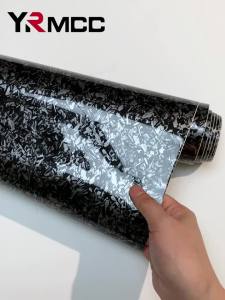 Car Carbon Vinyl Film Premium PET Forged Glossy Protector Film Self Adhesive DIY Roll Waterproof Stickers for Car Accessories