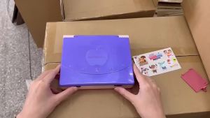 COOlToy Imitation laptop learning Machine Catoon Music Computer Mainan Edukasi Anak dengan Lampu Dan Musik