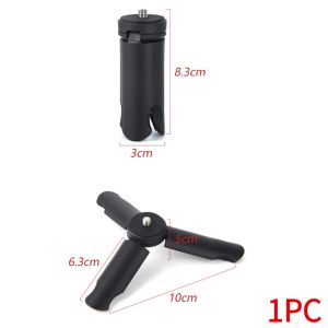1PC Mini Tripod With Universal 1/4Screw For Mobile Phone Gimbal Mirrorless Camera LED Light Mic Tripod Mircophone Monitor Tripod
