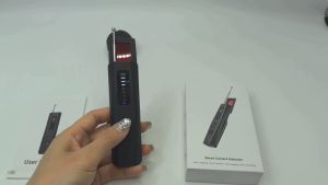 Brifit Hidden camera detector wireless signal detector camera scanning anti-theft vibration alarm function infrared night vision sensor detector eavesdropping device finder rechargeable suitable for cars hotels conference rooms toilets rooms