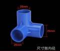 pvc blue fitting: 3way 4way and 5way tee 1/2" 3/4" 1". 