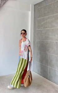 เดรสเชิ้ตผ้าบล็อคคอทตอลอินเดียตัดต่อลาย ดีไซน์กระดุมผ่า แพทเทิร์นทรงปล่อย มีกระเป๋าล้วง📌อีก1คอลเลคชั่นจี๊ดๆ ลายผ้าสวยโดดเด่น แพทเทิร์นใส่สบายๆ เอาใจสาวทุกไซส์ ใส่ได้ถึงสาวอวบ ต้องมีค่ะบอกเลย♡ความมีเสน่ห์ของผ้าอินเดีย งานบล็อคไม้พิมพ์มือ แต่ละล็อต ได้ลายไ