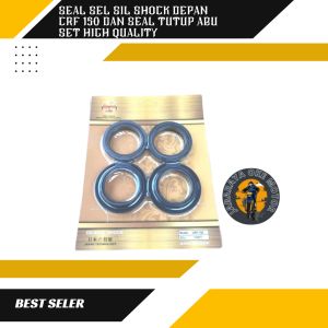 SEAL SEL SIL SHOCK DEPAN CRF 150 DAN SEAL TUTUP ABU SET HIGH QUALITY