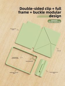 zoyu | Shockproof Protective Case Dual-sided Clamp for iPad with Lightweight Design and Full Protection Buckle Anti-bending and Drop-resistant