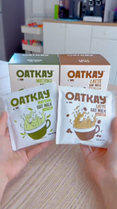 NATURES OWN OATKAY Susu Oat / Instant Oat Milk - Matcha