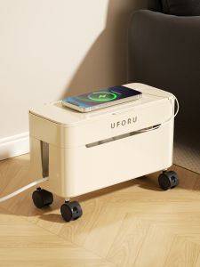 Portable Living Room Power Cord Storage Box Double Layer Data Cable Organizer Plastic Wire Storage Box Cat Brand Fixator