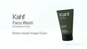 KAHF Oil and Acne Care Face Wash 100mL - Sabun Pembersih Wajah Pria Untuk Jerawat