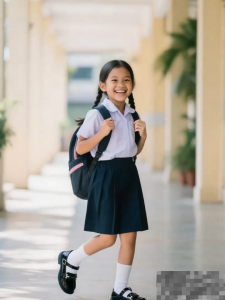 [🚚จัดส่งจากกรุงเทพฯ] รองเท้าหนังขนาดเล็กสำหรับเด็กหญิงอายุ 6 ถึง 12 ปีรองเท้าหนังขนาดเล็กสไตล์อังกฤษสำหรับนักเรียนหญิงลื่นสบาย