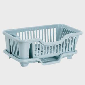 Thickened Drainable Kitchen Bowl Rack Plate Knife Fork Storage Holder Modern Simple Plastic No Drilling Required