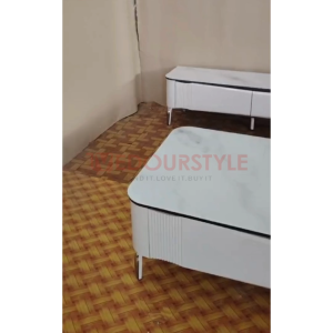 Vedourstyle Premium Fully Assembled Tv Cabinet Coffee Table Living Room Set Murah Almari Tv Meja Kopi