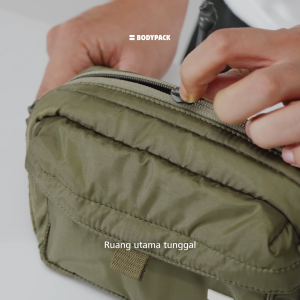 Bodypack Enzian Dopp Kit Tas Organizer Travel Praktis Ringan Dan Multifungsi - Olive