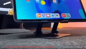 Holder Stand/Dudukan TabletIpad & Hp HD-55 Bisa Rotary Berputar 360° Full Besi Metal