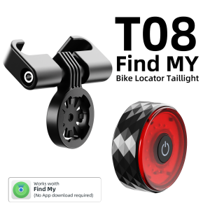 CYCLAMI Bike Tail Light Smart Sensing GPS Tracking MTB Road Bicycle Rear Lights Type-C Charging Taillight Cycling Accessories