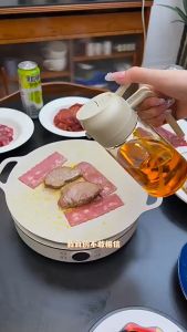 GIDA ขวดแก้ว 2In1 ขวดสเปรย์ ขวดน้ำของเหลว อุปกรณ์ในครัว ที่ฉีดน้ำมันมะกอก ที่ฉีดของเหลว ขนาด 470 Ml.