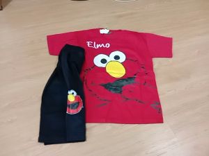 Setelan Kaos Anak Laki-Laki Lengan Pendek & Celana Jumbo Bergambar Karakter