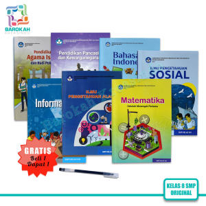 Buku Pelajaran Untuk Siswa Kelas 8 VIII SMP MTS Lengkap Original Kurikulum Merdeka
