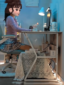 BALIKRUMAH Ergonomic Gaming Table Computer Desk Office Table Student Desk Thicker & Stable Anti-Scratch Table Furniture Meja Belajar Meja PC 电脑电竞桌