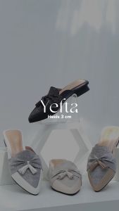 PATRIS Yefta Mules Wanita Heels / Hak 3 Cm