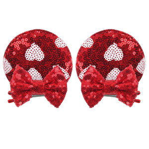 Herocross | 1 Pair Fun Mouse Ear Hair Clips Children Adults Parent-child Decorations Halloween Christmas Party Birthday Gifts Hair Accessory
